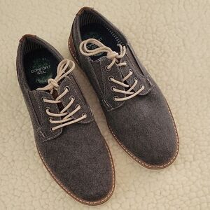 Nunn Bush Charcoal Canvas Oxford Shoes